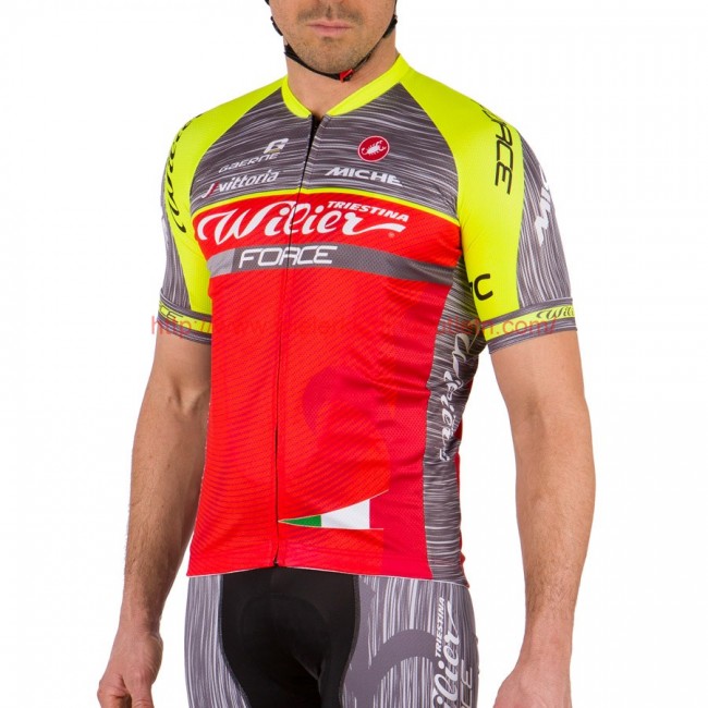 2017 Wilier Force Fietskleding Fietsshirt Korte 20177016