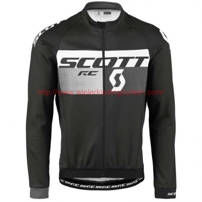 2016 Scott RC zwart-grijs Wielerkleding Wielershirt lange mouw 213687