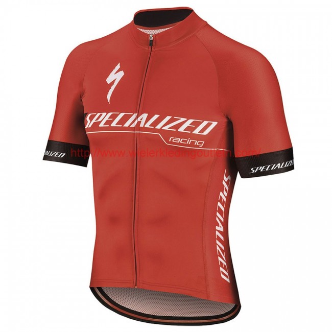 2017 Specialized SL Team Fietsshirt Korte Mouw Goedkoop-Rood 20176952