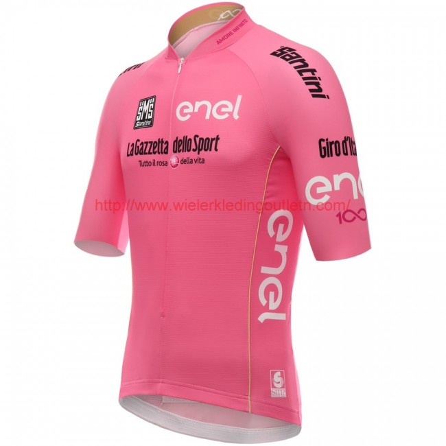 Giro d-Italia 2017 Fietsshirt Korte Mouw Roze 201717244