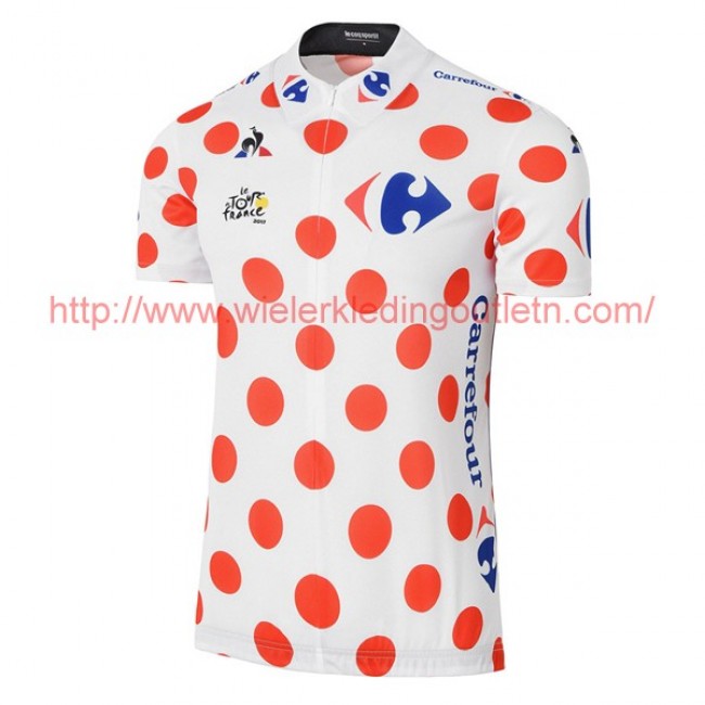 2017 Tour De France Polka Dot Wielerkleding Wielershirt Korte Mouw 20176961