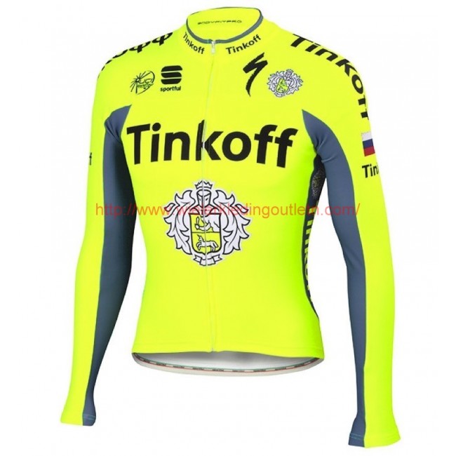 2016 Tinkoff Race Team Wielerkleding Wielershirt lange mouw 213743