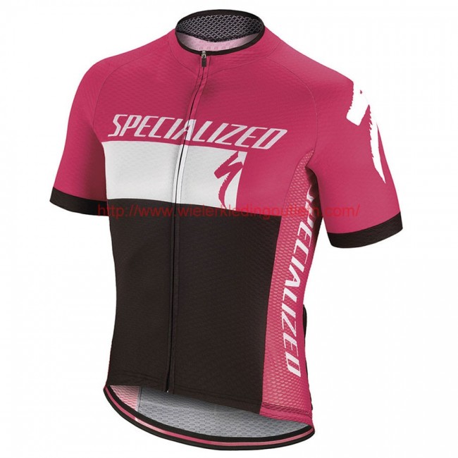 2017 Specialized RBX Comp Logo Fietsshirt Korte Mouw Goedkoop-Pink Wit 20176935