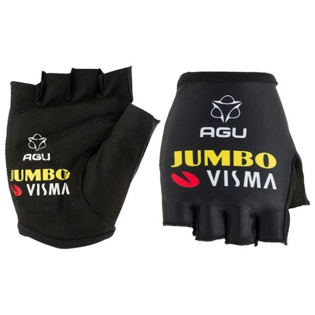 TEAM JUMBO-VISMA Cycling Fiets Handschoen 2020 zwart-geel 2020052