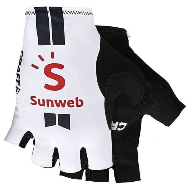 TEAM SUNWEB LTD 2020 Cycling Fiets Handschoen wit-rood 2020061