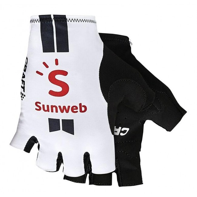 TEAM SUNWEB LTD 2020 Cycling Gloves white-red M7YTA