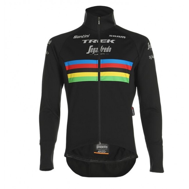 2020 TREK SEGAFREDO WORLD CHAMPION Wielershirts lange mouw zwart TGST2