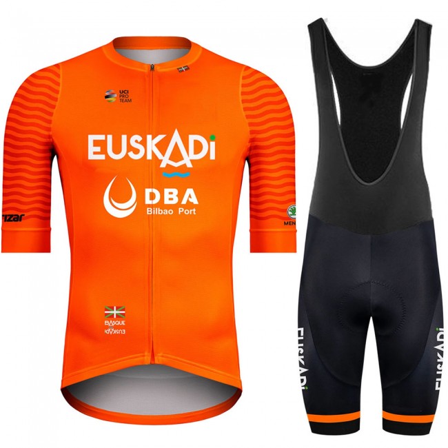 Euskaltel DBA Euskadi 2021 Fietskleding Fietsshirt Korte Mouw+Korte Fietsbroeken Bib 2021105
