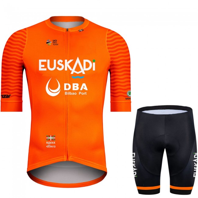 Euskaltel DBA Euskadi 2021 Fietskleding Fietsshirt Korte Mouw+Korte Fietsbroeken Bib 2021107