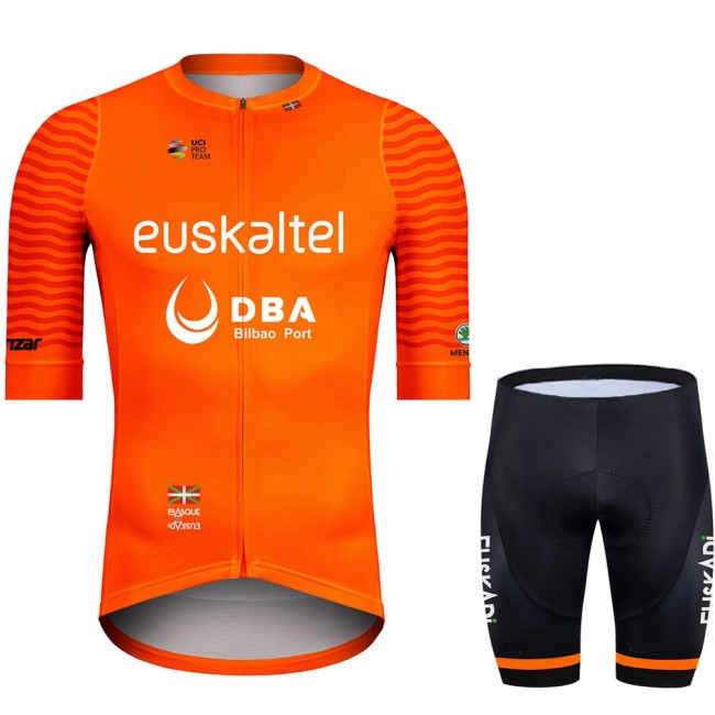 Euskaltel DBA Euskadi 2021 Fietskleding Fietsshirt Korte Mouw+Korte Fietsbroeken Bib 2021108