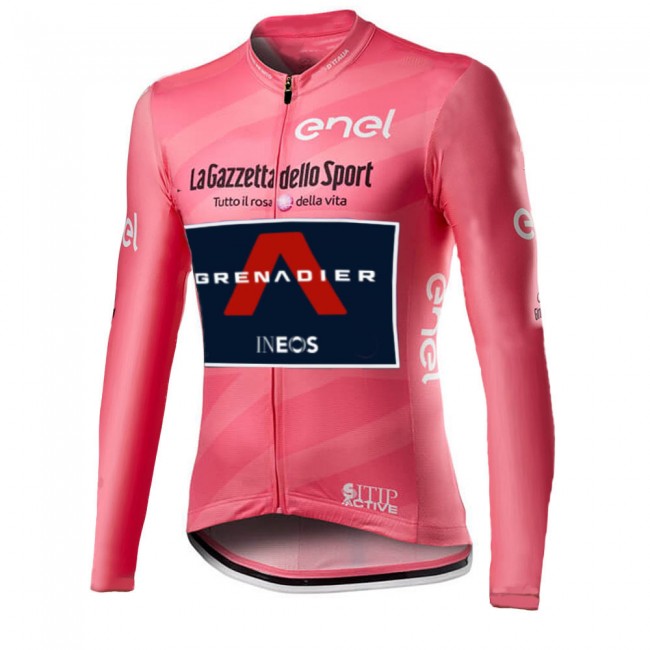 Giro D-italia INEOS Grenadier 2021 Fietskleding Fietsshirt Lange Mouw 2021011