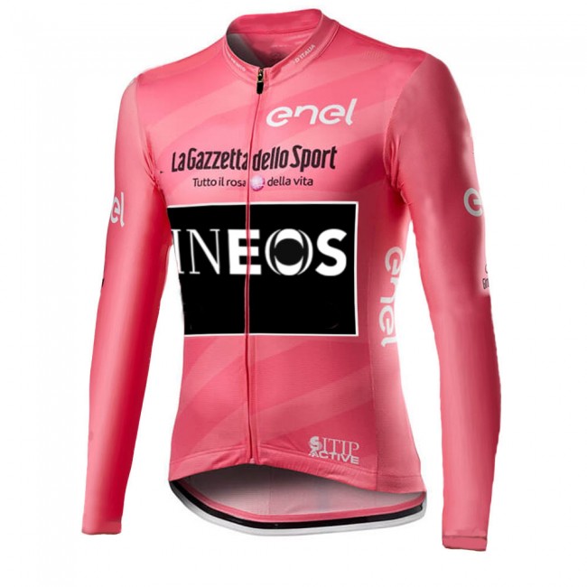 Giro D-italia INEOS 2021 Fietskleding Fietsshirt Lange Mouw 2021029