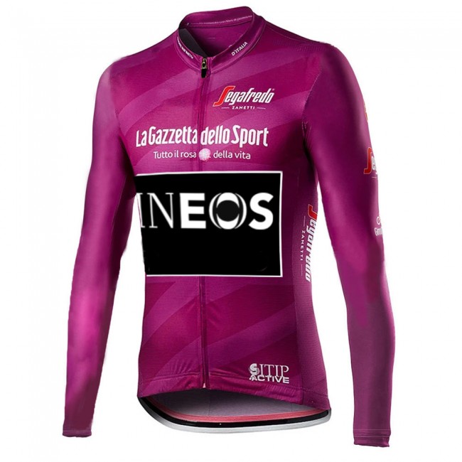 Giro D-italia INEOS 2021 Fietskleding Fietsshirt Lange Mouw 2021031