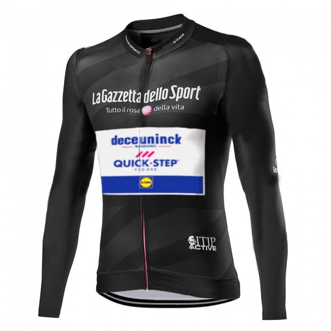 Giro D-italia Quick Step 2021 Fietskleding Fietsshirt Lange Mouw 2021063
