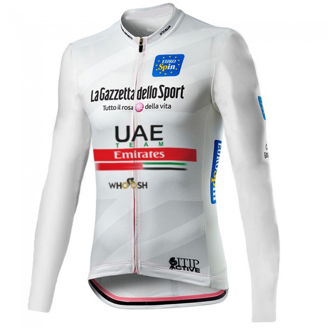 Giro D-italia Uae Emirates 2021 Fietskleding Fietsshirt Lange Mouw 2021079