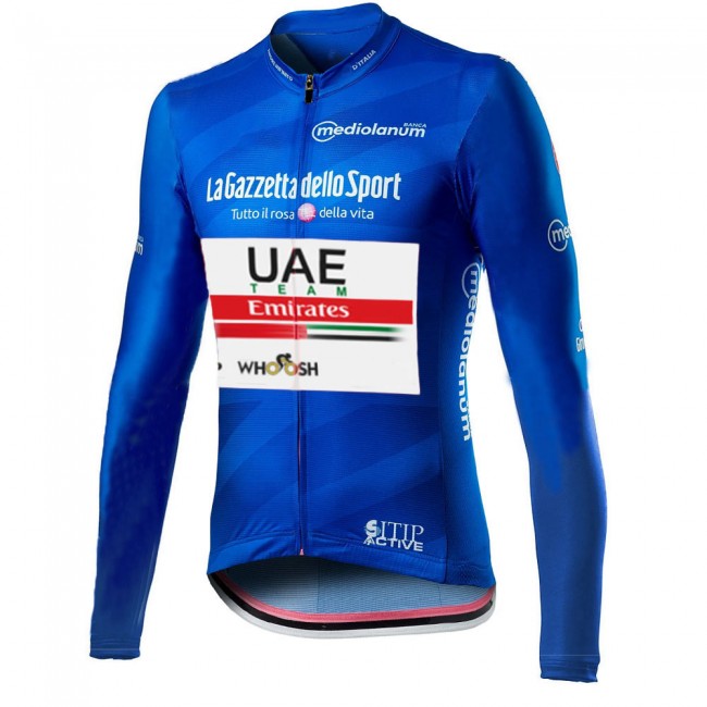 Giro D-italia Uae Emirates 2021 Fietskleding Fietsshirt Lange Mouw 2021081