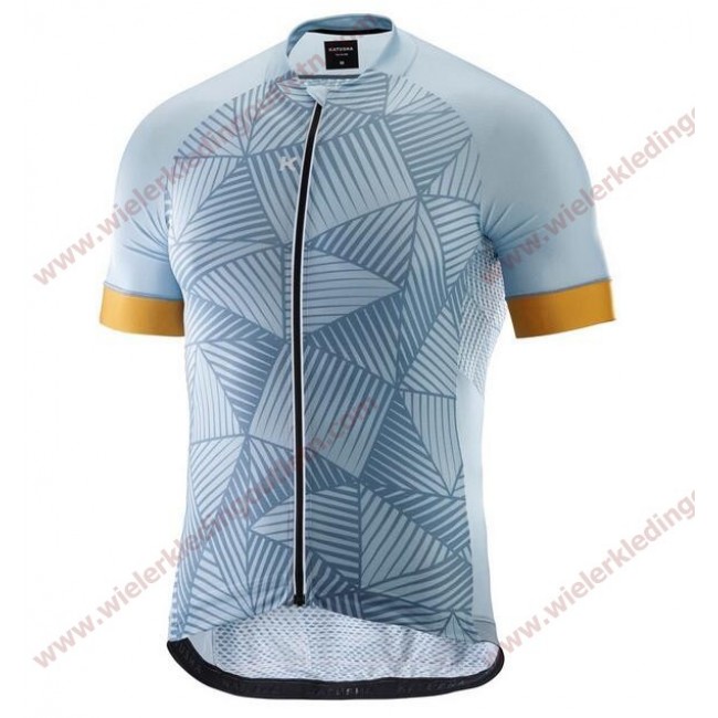 2018 Katusha Superlight blauw Wielershirt korte mouw 18C10224