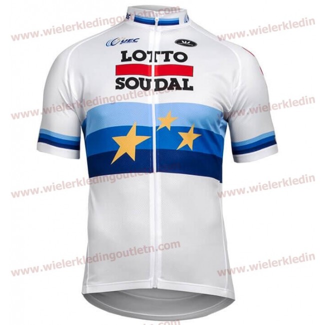 LOTTO SOUDAL European champion 2018 Wielershirt Korte Mouwen D232