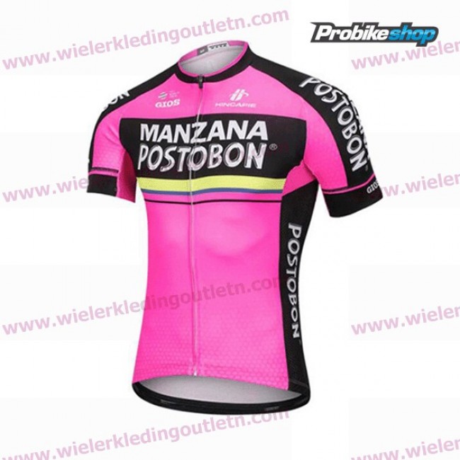 2018 MANZANA POSTOBON Wielershirt Lange Mouw A2018925