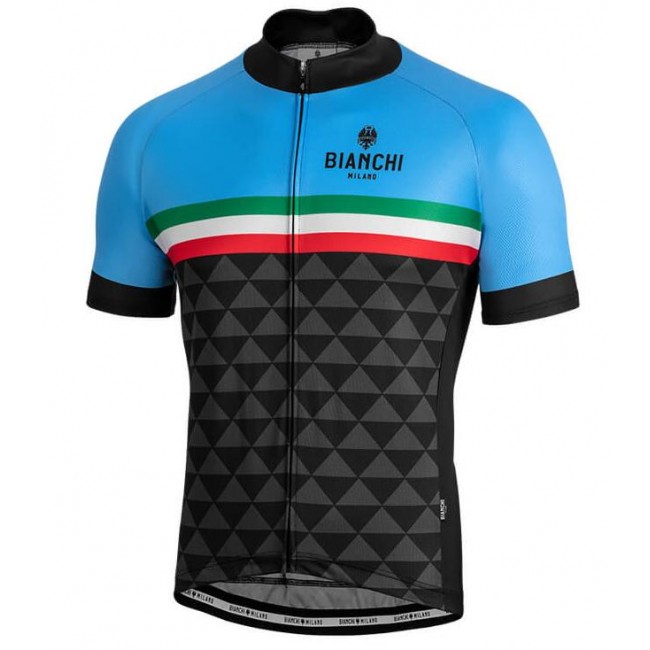 BIANCHI MILANO Codigoro blue Fietsshirt korte mouw 190224051