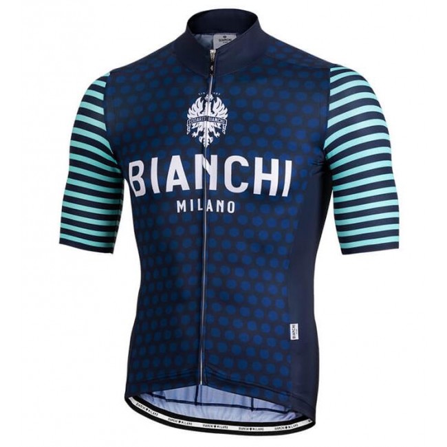 BIANCHI MILANO Davoli blue Fietsshirt korte mouw 190224055