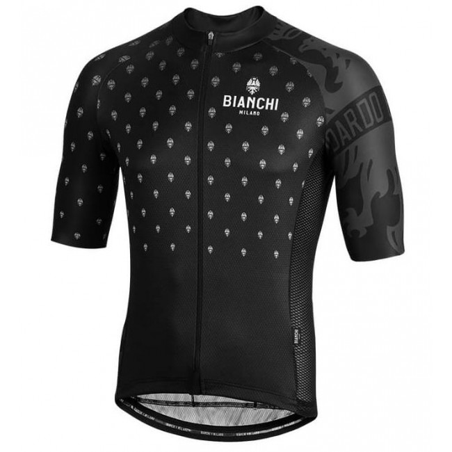 BIANCHI MILANO Savignano Black Fietsshirt korte mouw 190224057