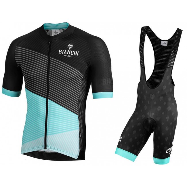 BIANCHI MILANO Bisceglie Fietskleding Set Fietsshirt Korte Mouw+Korte fietsbroeken Bib 190224063