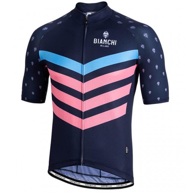 BIANCHI MILANO Nicandro Blue Fietsshirt korte mouw 190224080