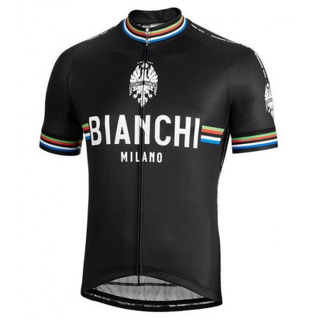 BIANCHI MILANO New Pride black Fietsshirt korte mouw 190224095