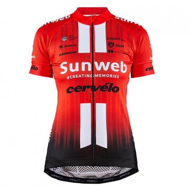 Team Sunweb 2019 Dames Fietsshirt korte mouw 19040738