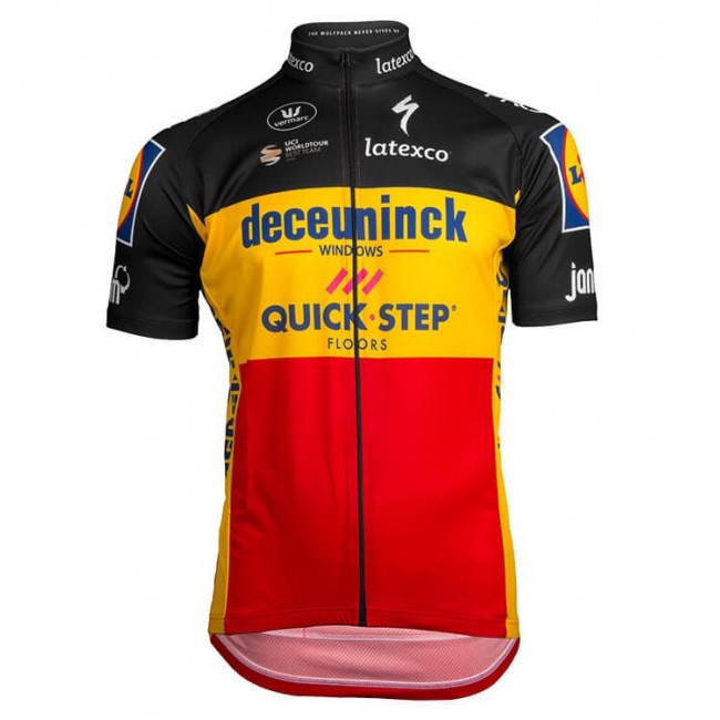 Deceuninck-Quick Step Belgian Champion 2019 Fietsshirt korte mouw 19040767