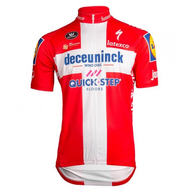 Deceuninck-Quick Step Danish Champion 2019 Fietsshirt korte mouw 19040770