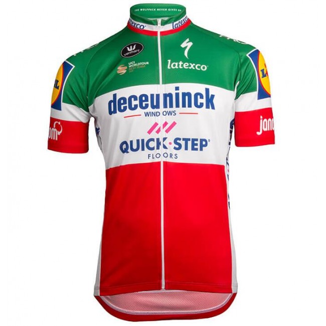 Deceuninck-Quick Step Italian Champion 2019 Fietsshirt korte mouw 19040764