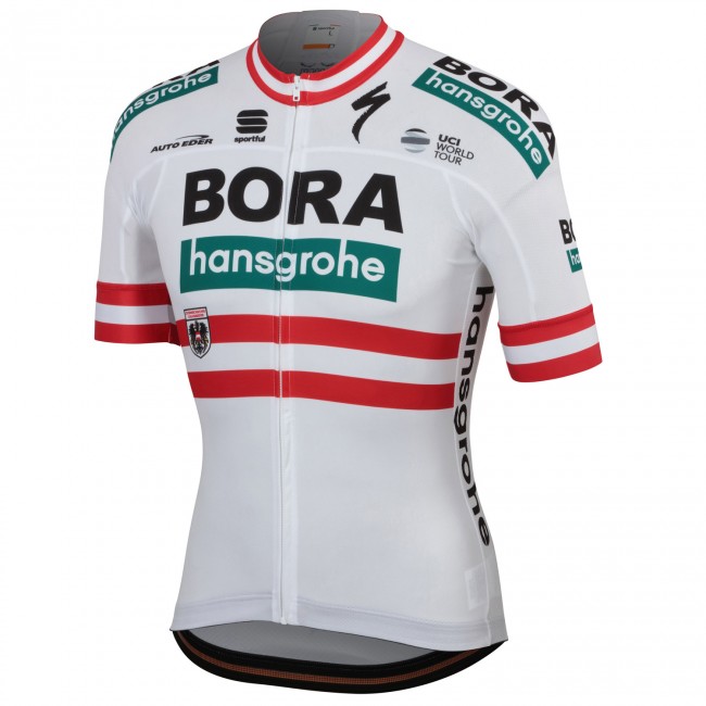 Bora Hansgrohe 2019 Austrian champion Fietsshirt korte mouw 190224018