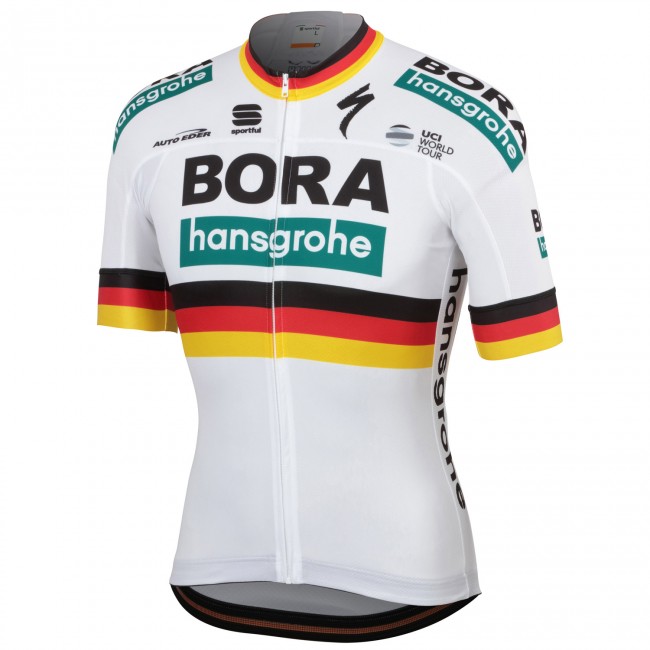 Bora Hansgrohe 2019 German champion Fietsshirt korte mouw 190224012
