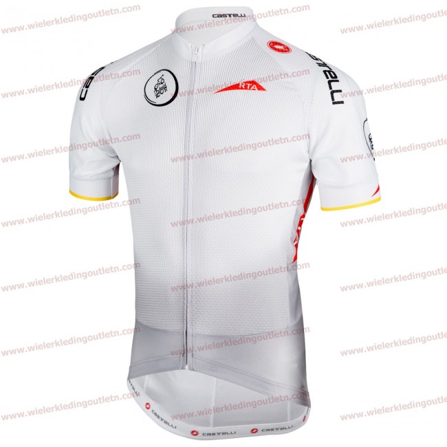 Dubai Tour 2018 wit Wielershirt korte mouwen A2019384