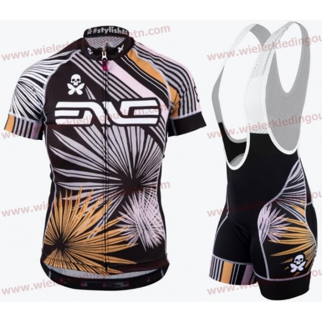 ENVE BETTY DESIGN Dame Wielerkleding Set Wielershirt korte mouwen+Fiets Koersbroek D137