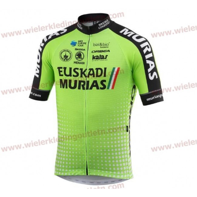 EUSKADI MURIAS 2018 TEAM Wielershirt Korte Mouwen D237