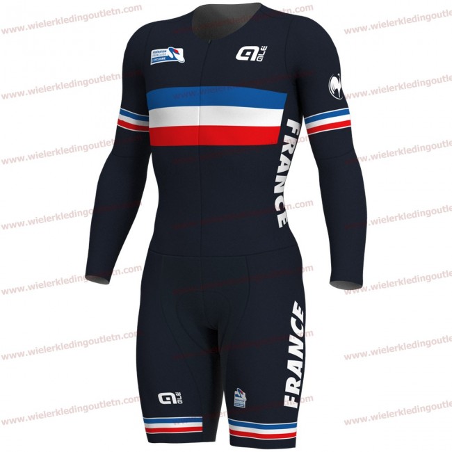 French National 2018 long sleeves Skinsuits 1113w