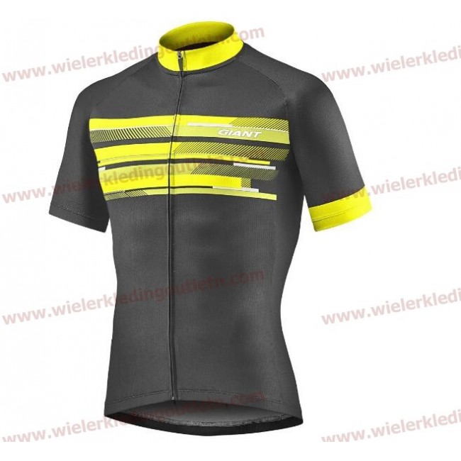 Giant Rival Wielershirt Korte Mouw black-yellow A2019414