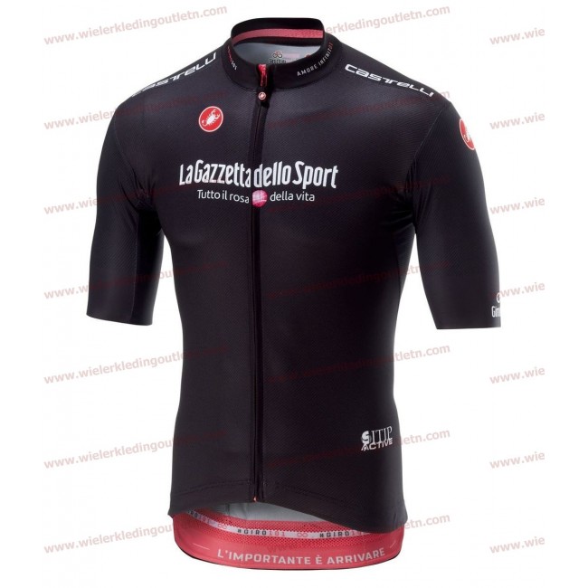 Giro d-Italia 2018 zwart Wielershirt korte mouw 18A0166