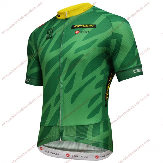 Giro d-Italia U23 2018 groen Wielershirt korte mouw 18C10232