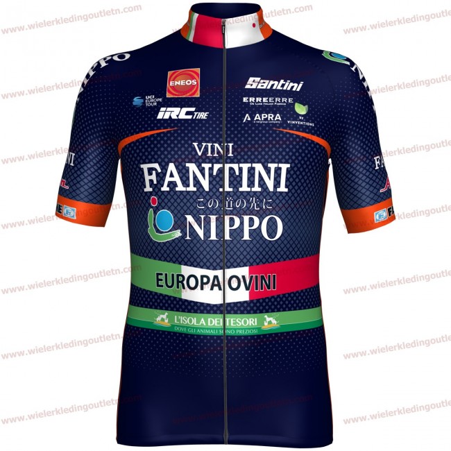 Nippo-Vini Fantini-Europa Ovini 2018 Wielershirt Korte Mouwen D201