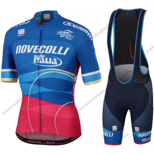 Nove Colli 2018 Wielerkleding Set Fietsshirt Korte Mouw+Fiets Koersbroek 18C10272