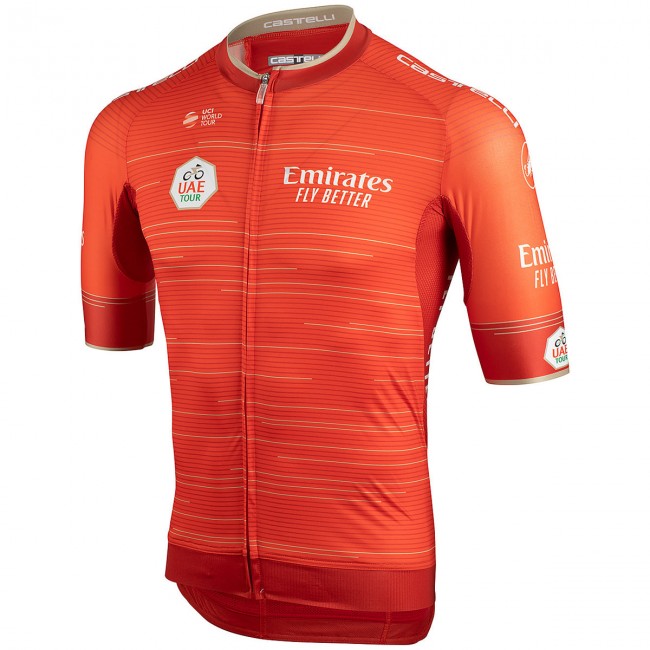 UAE Tour 2019 Red Fietsshirt korte mouw 190224022