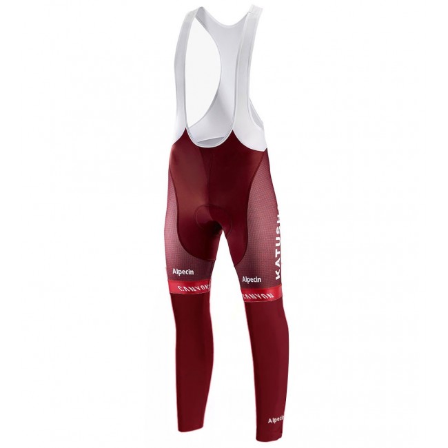 2018 Profteam Katusha Alpecin Lange fietsbroeken Bib 6S7Yb