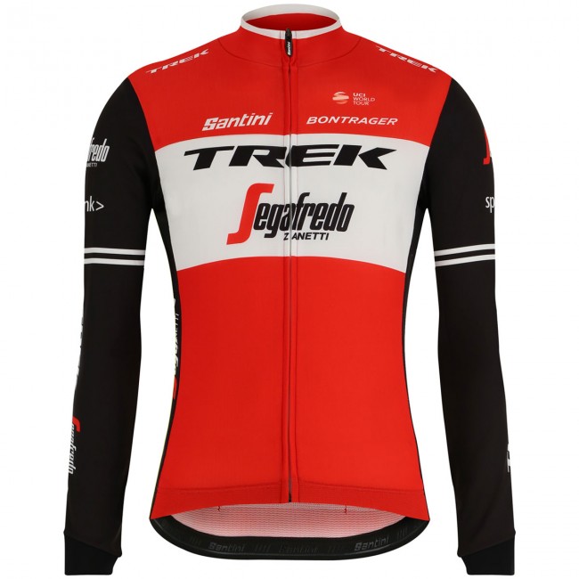 Trek Segafredo 2019 rood Fietsshirt lange mouw 00zEM