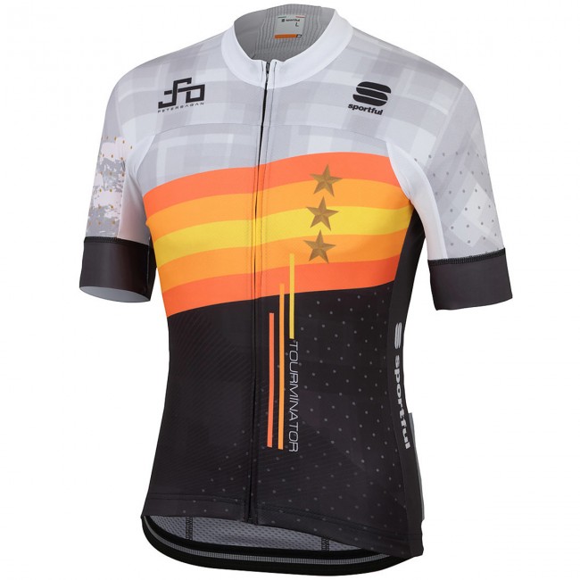 Team Sagan Stars 2019 gray Fietsshirt korte mouw 19040782